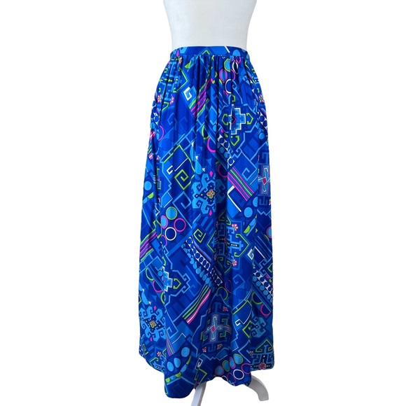 VINTAGE 60s MOD PYKETTES maxi SKIRT MCM - Picture 3 of 7